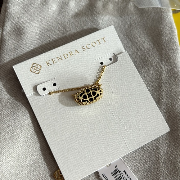 Kendra Scott Elisa Iridescent Purple Pendant Necklace NWT - Picture 3 of 4